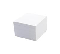 Lot de 500 feuilles de notes adhésives vierges de 7,6 x 7,6 cm - Papier blanc non adhésif - Recharge de cube - Pages détachables - Blocs à gratter organisés pour prendre des notes et des rappels