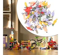 Lot de 500 figurines miniatures peintes pour maquette de train à l'échelle HO 1:87 passagers pour ajouter de la vie aux configurations ferroviaires (500 pièces)