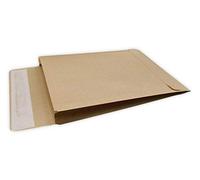 Lot de 500 grandes Pochettes à Soufflet Kraft Armé solide A5 135 Gr B5: 176 X 250 x 30 mm pour A5, renforcées, résistantes et adaptées aux envois d’objets lourds à angles vifs réf UGS3322SNN021