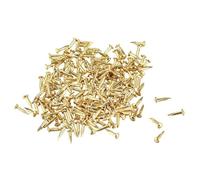 Lot de 500 mini clous de 1,2 × 8 mm de diamètre en laiton antique en acier au carbone