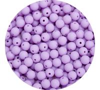 Lot de 500 perles rondes en acrylique violet clair mat de 8 mm, boules rondes en acrylique givr , perles en gomme, perles en r sine plastique pou