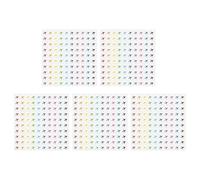 Lot de 500 petits autocollants à thème pour planificateur de vacances et décoration de cartes, avions de voyage, étiquettes