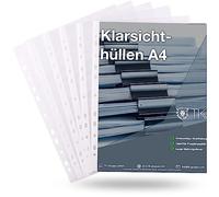 Lot de 500 pochettes perforées pour cahiers Transparent Format A4