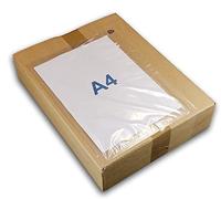 Lot de 500 Pochettes porte-document adhésives transparente C4 315 x 225 mm (feuille A4 non pliée) - Idéales pour l'expédition de petit colis, paquets, palettes Réf UGPAN4-500