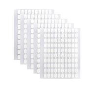 Lot de 500 Point de Colle Amovibles,Points Adhésifs Double Face Transparents,Pate a Fixe Sans Trace Mural,Points de Scotch Double Face pour la Décoration de la Maison,du Bureau (13 x 8 mm)