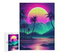 Lot de 500 puzzles abstraits pour adolescents Synthwave Cosmos pour adultes Jeu pratique mais amusant et humoristique Cadeau d'anniversaire 500 pièces