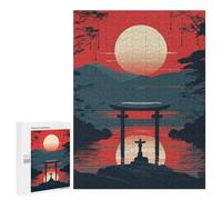 Lot de 500 puzzles pour adolescents Journey to The Gate Puzzle pour adultes Jeu d'ingéniosité Décoration de la maison Cadeaux pour réduire le stress 500 pièces