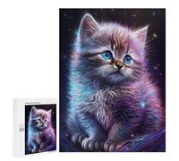 Lot de 500 puzzles pour adolescents Motif Galaxy Kitten Cadeau d'anniversaire 500 pièces