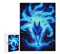 Lot de 500 puzzles pour adolescents Power Kitsune Fox pour adultes, jeux relaxants, améliore la mémoire, interaction entre parents et enfants 500 pièces