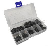 Lot de 500 rondelles plates en nylon noir M2 pour M3 M5 pour M6/M8/M10