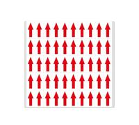 Lot de 500 Rouge Flèches Autocollantes 40 x 20 mm Amovible Petit Produit Défectueux Collant Étiquettes