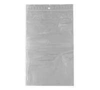 Lot de 500 sachets 150 x 250 mm fermeture zip Transparent. Sachet fermeture zip 15 x 25 cm 50u sac plastique compatible alimentaire et congélation de marque UNIVERS GRAPHIQUE REF UGZ150250