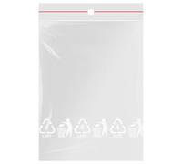 Lot de 500 sachets ZIP 15 x 20 cm - sachet plastique ZIP transparent de qualité supérieure