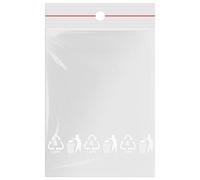 Lot de 500 sachets ZIP 6 x 8 cm - sachet plastique ZIP transparent de qualité supérieure