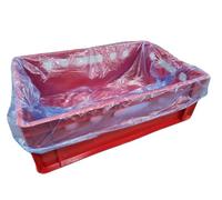 Lot de 500 sacs pour caisses à viande, E2 E3, sacs à viande, sacs de doublure, en polyéthylène haute densité