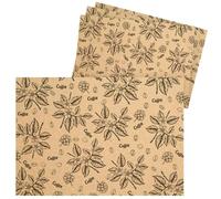 Lot de 500 sets de table américains en papier jetables - Modèle café | Napperons dessous de plat pour bars, petit-déjeuners, restaurants et usage domestique | 29,7 x 42 cm - Lot de 500 pièces