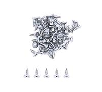 Lot de 500 vis à bois Nuzamas - 2 G x 13 304 - En acier inoxydable - À tête fraisée et à tête plate - Vis à bois (ST2,2 x 13)