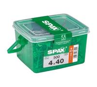 Lot de 500 vis acier tête fraisée torx SPAX, Diam.4 mm x L.40 mm G