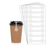 Lot de 504 étiquettes autocollantes transparentes inviolables, 7,9 x 1,3 cm, pour emballage cadeau, emballage alimentaire