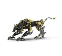 Lot de 506 puzzles 3D en métal Steampunk - Modèle mécanique - Léopard Hunter - Kit de construction en métal pour collectionneurs, décoration de salon, affichage de bureau et idées cadeaux créatives