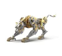 Lot de 506 puzzles 3D en métal Steampunk - Modèle mécanique - Léopard Hunter - Kit de construction en métal pour collectionneurs, décoration de salon, affichage de bureau et idées cadeaux créatives