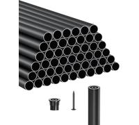 lot de 51 balustres Balustres d'escalier φ19x914mm - barreau décoratif rond en aluminium - Solutions pour rampes et escaliers