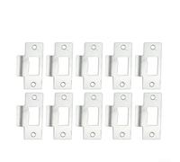 Lot de 510 loquets tubulaires de rechange réglables en acier inoxydable chromé pour différents cadres de portes battantes