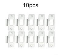 Lot de 510 plaques de gâche de rechange en acier inoxydable pour systèmes de loquet tubulaire (10 pièces)