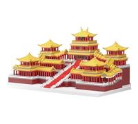 Lot de 5180 mini blocs de construction d'architecture chinoise pour adultes - Kit de micro briques de construction - Modèle d'architecture éducative pour adolescents et adultes à partir de 14 ans