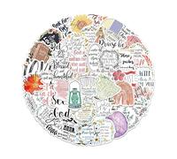 Lot de 52 autocollants colorés Jésus inspirants et imperméables pour ordinateur portable, scrapbooking, scooter, étui de téléphone, journaux, travaux manuels, autocollants chrétiens inspirés de la foi