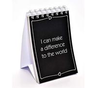 Lot de 52 cartes d'affirmation pour vous aider à vivre une vie plus consciente et manifester des pensées positives (noir et blanc)
