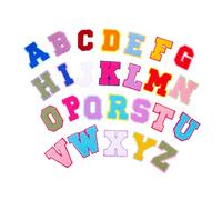 Lot De 52 Patchs Brodés En Tissu Avec Lettres K À Repasser À Coudre Ou À De Pieds