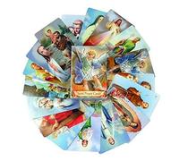 Lot de 54 cartes saintes assorties avec Saints catholiques et prières | Believers Corner