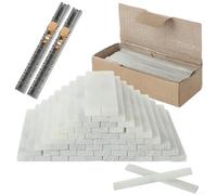 Lot de 54 crayons en stéatite pour un marquage précis sur les surfaces en acier, fer, ardoise et carrelage conçus pour le soudage, le brasage, la coupe et la fabrication