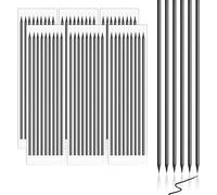 Lot de 54 mines de crayon de 2,8 mm - Noir - Pour crayon de charpentier - Mines de rechange étanches Pica Dry - Marqueur solide à trous profonds