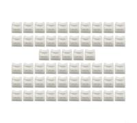 Lot de 55 blocs de jonction CH-2 rapides pour câbles flexibles et solides, 16 A, 220 V, blanc
