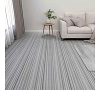 Lot de 55 planches de sol autocollantes en PVC 5, 11 m², pour l'intérieur - Dalles de sol rectangulaires au design moderne, installation facile à faire soi-même et surface facile d'entretien.