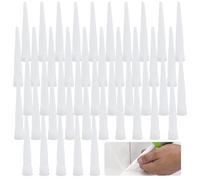 Lot de 55 pointes de cartouche, buses de cartouche, embouts en silicone, cartouches en silicone, buses d'étanchéité, douilles pour applicateur de buses en silicone pour mastic adhésif et pistolet à