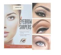 Lot de 56 bandes d'épilation à la cire pour sourcils - Kit de cire pré-découpée - Pour toutes les femmes et les filles