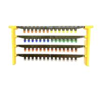 Lot de 56 pièces, système d’élevage de reines, barres pliables multifonctions améliorées, tiges de support, cupules pour cellules royales, conception à 4 couches pour l’élevage de reines en apiculture