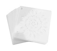 Lot de 56 pochoirs de peinture Mandala à pois parfaits pour les projets d'art de peinture rupestre de bricolage 3,6 x 3,6 pouces 9 x 9 cm