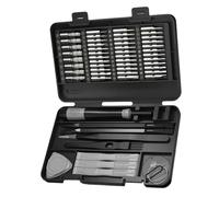 Lot de 58 tournevis ergonomiques à pointes multiples - Étui compact pour techniciens professionnels - Réparation à domicile - Poignée antidérapante