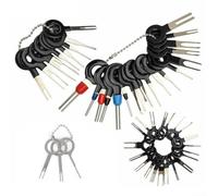 Lot de 59 outils de retrait de bornes de fil, éjecteur de broche de connecteur en acier inoxydable 301, extracteur de faisceau de câblage électrique de voiture