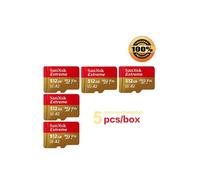 Lot de 5PCS Micro SD SDXC SanDisk Extreme 512 Go Carte Mémoire micro SDXC A2 vitesse lecture 190/s, écriture130Mo/s Classe 10 U3 V30
