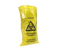 Lot de 5qualicare Matières déchets cliniques d'épaisseur Malade vomi autocollante Sacs 20cm 35x 35x 35cm