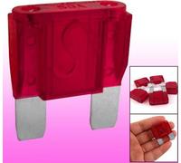 Lot de 5Voiture Type de lame avec revêtement en plastique rouge Action rapide Fusible Maxi 50A 32V