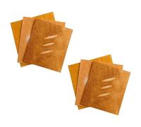 Lot de 6/10 papiers cadeaux créatifs inspirés du pain - Motifs artisanaux robustes - Parfait pour les fêtes, les projets de décoration d'intérieur, les décorations d'intérieur - Papier cadeau en forme