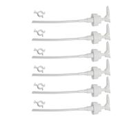 Lot de 6/10 pompes à actionneur verrouillables et étanches pour bouteilles de gallon, design anti-siphon, shampooing liquide de remplacement