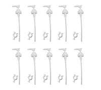 Lot de 6/10 pompes de distribution de liquide anti-fuite - Longueur du tube personnalisable - Pour shampooing, après-shampooing, après-shampooing, usage quotidien