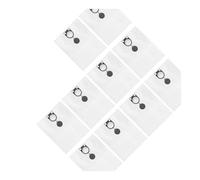Lot De 6/10 Sacs D'aspirateur + 1 Brosse, Compatibles Avec Bosch, GAS 25, STARMIX, FBV 25/35, Metabo, ASA, ASR(10 Pcs)